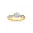 9ct-Gold-Diamond-Cluster-Ring Sale