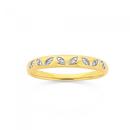 9ct-Gold-Diamond-Leaf-Band Sale