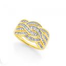 9ct-Gold-Diamond-Multi-Wave-Crossover-Dress-Ring Sale