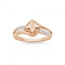 9ct-Rose-Gold-Morganite-with-Diamonds-Dress-Ring Sale