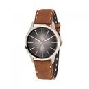 JAG-Gents-Hunter-Silver-Tone-Brown-Leather-Watch Sale