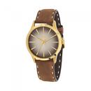 JAG-Gents-Hunter-Gold-Tone-Brown-Leather-Watch Sale