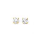 9ct-Gold-Diamond-Stud-Earrings Sale