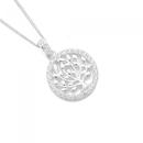 Silver-Spiritual-Tree-Cubic-Zirconia-Pendant Sale