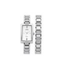 Elite-Ladies-Silver-Tone-Watch-and-Bracelet-Set Sale