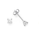 9ct-White-Gold-Diamond-Stud-Earrings Sale