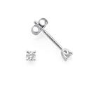 9ct-White-Gold-Diamond-Stud-Earrings Sale