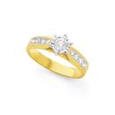 18ct-Gold-Diamond-Shoulder-Solitaire-Ring Sale
