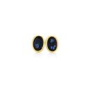 9ct-Gold-Sapphire-Stud-Earrings Sale