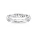 9ct-White-Gold-Diamond-Band Sale