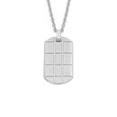 MY-Steel-Checkerboard-Dogtag-With-Chain Sale