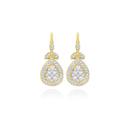 9ct-Gold-Diamond-Pear-Shape-Hook-Earrings Sale