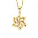 9ct-Gold-Flower-Pendant Sale