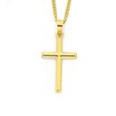 9ct-Gold-21mm-Plain-Cross-Pendant Sale