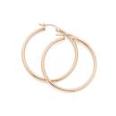 9ct-Rose-Gold-30mm-Hoop-Earrings Sale