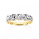 9ct-Gold-Diamond-Dress-Ring Sale