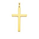 9ct-Gold-Polished-Cross-Pendant Sale