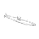 Silver-CZ-Solitaire-Hinge-Bangle Sale