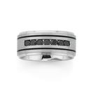 Stainless-Steel-7-Black-CZ-Ring Sale