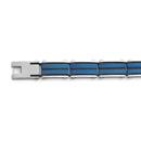 Stainless-Steel-Two-Blue-Row-Bracelet Sale
