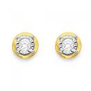 9ct-Gold-Diamond-Stud-Earrings Sale