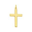 9ct-Gold-30mm-Cross-Pendant Sale