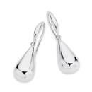 Silver-Pear-Drop-Hook-Earrings Sale