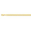 9ct-Gold-21cm-Solid-Curb-Mens-Bracelet Sale