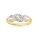 9ct-Two-Tone-Gold-Swirl-Ring Sale