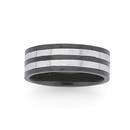 Stainless-Steel-Two-Row-with-Black-Border-Ring Sale