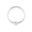 Silver-Nose-Ring-with-Ball Sale