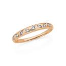 9ct-Rose-Gold-Diamond-Set-Leaf-Ring Sale