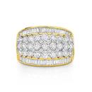 9ct-Gold-Wide-Diamond-Dress-Band Sale