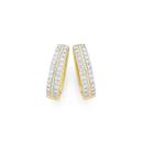 9ct-Gold-Diamond-Huggie-Earrings Sale