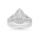 18ct-White-Gold-Diamond-Pear-Shape-Bridal-Set Sale
