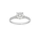 9ct-White-Gold-Diamond-Round-Cluster-Ring Sale