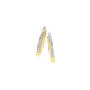 9ct-Gold-Diamond-Huggie-Earrings Sale