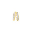 9ct-Gold-Diamond-Huggie-Earrings Sale