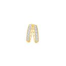 9ct-Gold-Diamond-Huggie-Earrings Sale