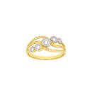 9ct-Gold-Diamond-Open-Swirl-Dress-Ring Sale