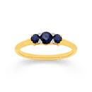 9ct-Gold-Natural-Sapphire-Diamond-Ring Sale