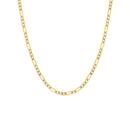 9ct-Gold-Two-Tone-45cm-Diamond-Cut-31-Figaro-Chain Sale