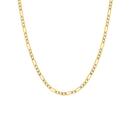 9ct-Gold-Two-Tone-45cm-Diamond-Cut-31-Figaro-Chain Sale