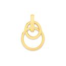 9ct-Gold-Double-Entwined-Circles-Pendant Sale