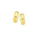 9ct-Gold-10mm-Half-Round-Polished-Huggie-Earrings Sale