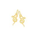 9ct-Gold-Patterned-Snake-Hook-Drop-Earrings Sale
