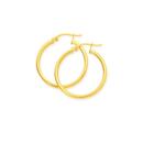 9ct-Gold-20mm-Hoop-Earrings Sale