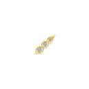 9ct-Gold-Diamond-Triple-Swirl-Pendant Sale