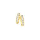 Alora-10ct-Gold-Lab-Grown-Diamond-Huggie-Earrings Sale