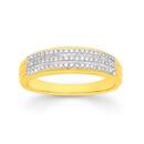 9ct-Gold-Diamond-Three-Row-Band Sale